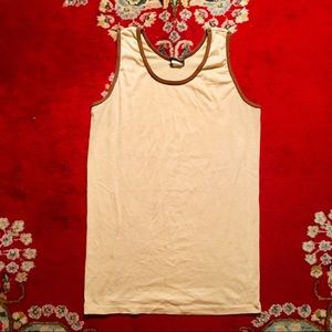 beige/brown tank top